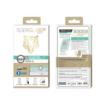 Protection d'écran en verre trempé antibactérien pour Honor 50 TigerGlass Plus Transparent