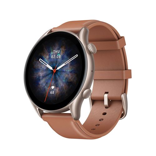 Montre Connectée Amazfit Gtr 3 Pro Brown Leather