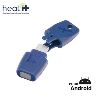 Dispositif médical Anti-moustique Heat It pour Android USB-C Bleu