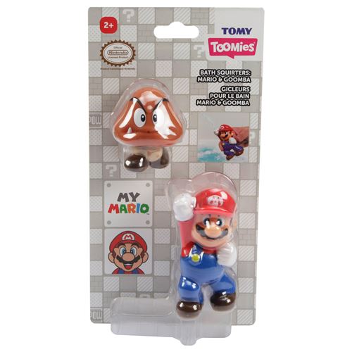 Jouet pour le bain Tomy Gicleurs Super Mario et Goomba