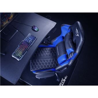 Siège Gaming Trust Resto GXT 708B Noir et Bleu