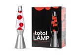 Lampe à poser Itotal Lave à base argentée Liquide Rose et Transparent 30 W