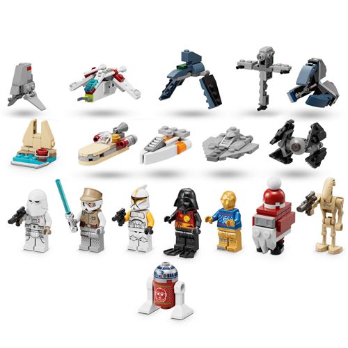 Le calendrier de l'Avent LEGO® Star Wars™ 75340. Maintenant 38,95 €
