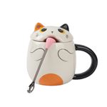 Mug Itotal Slurpy Chat Blanc et Orange