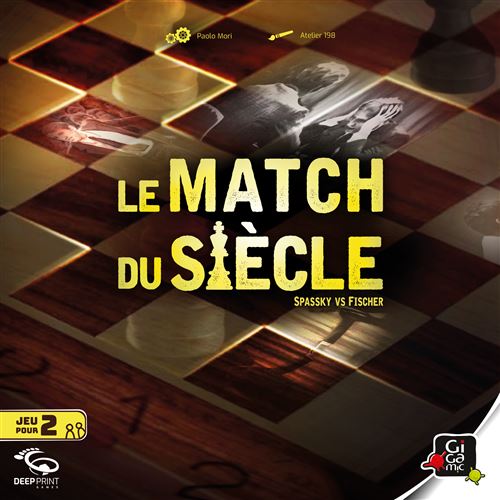 Jeu de stratégie Gigamic Le match du siècle