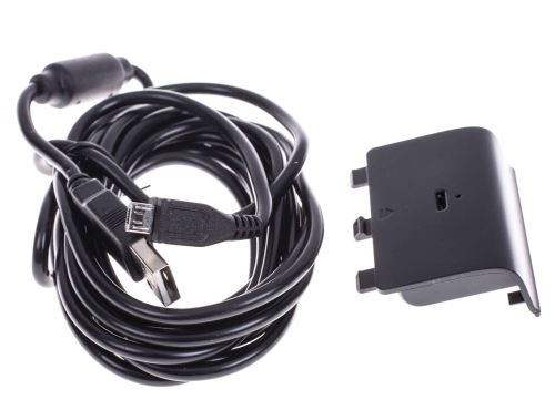 Batterij en USB-oplaadkabel Freaks en Geeks zwart voor Xbox One