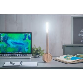 Lampe de bureau Gingko Octogone Erable