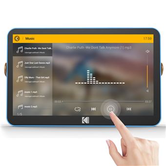 Cadre Photo Numérique 10 Pouces Wi-Fi KODAK RCF106 - Blanc - TV Son Photo