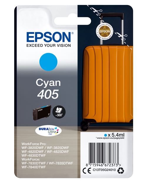 Cartouche d'encre Epson Valise cyan