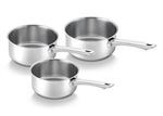 Série de 3 casseroles Beka Lausanne 16-20 cm Argent