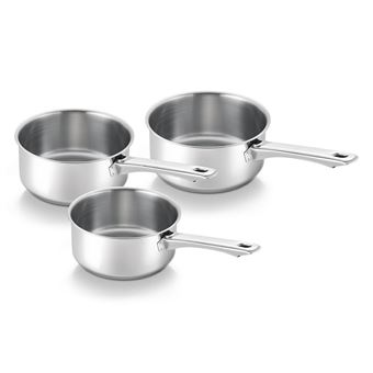 Série de 3 casseroles Beka Lausanne 16-20 cm Argent