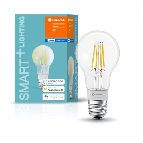 Ampoule connectée Ledvance Smart avec Filament Classic Dimmable 60 6 W Blanc