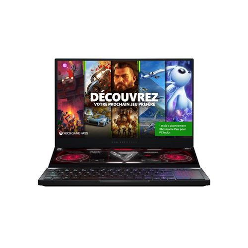 PC Portable Gaming Asus ZEPHYRUS-DUO-GX551QR-006T 15,6 AMD Ryzen 9 32 Go RAM 1 To SSD Noir