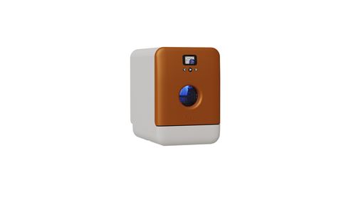 Mini lave-vaisselle DAAN TECH Compact 34 cm Blanc et Orange