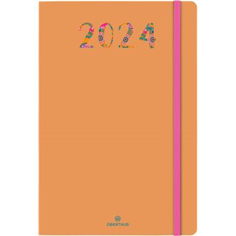 Agenda civil semainier Oberthur 2024 15 FSC Merida Orange