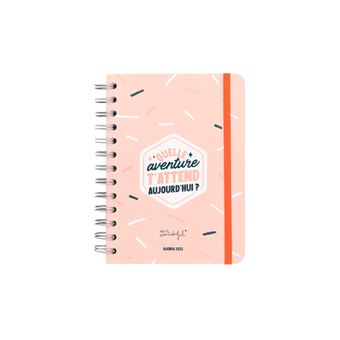 Agenda civil Mr. Wonderful 2022 Semainier Petit format Quelle aventure t’attend aujourd’hui ?