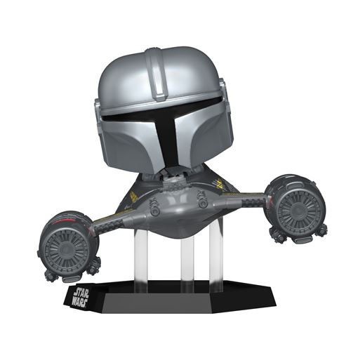 Figurine Funko Pop Star Wars The Mandalorian S9 Mandalorian in N1 Starfighter État correct - Funko reconditionné disponible sur Fnac