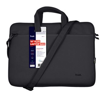 Sacoche pour ordinateur portable Trust Bologna Slim 16" Noir