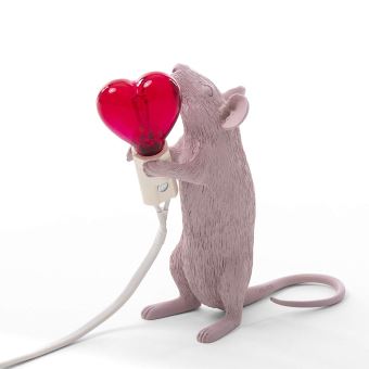 Lampe à poser Seletti Souris Saint Valentin