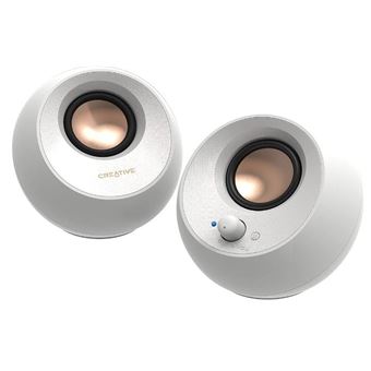 Enceintes PC Creative Pebble V3 Bluetooth Blanc