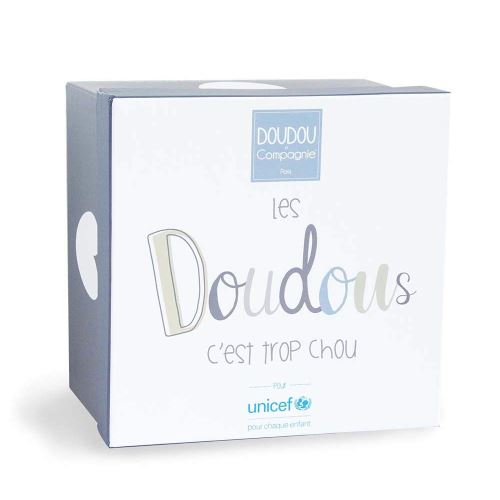 Ours en peluche Doudou et Compagnie Unicef Taupe DC3242