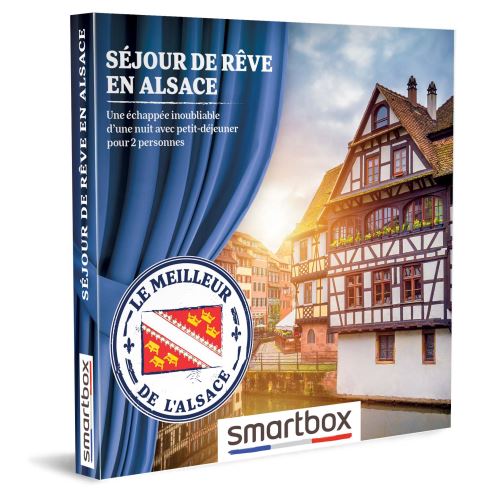 Coffret cadeau Smartbox Séjour de rêve en Alsace