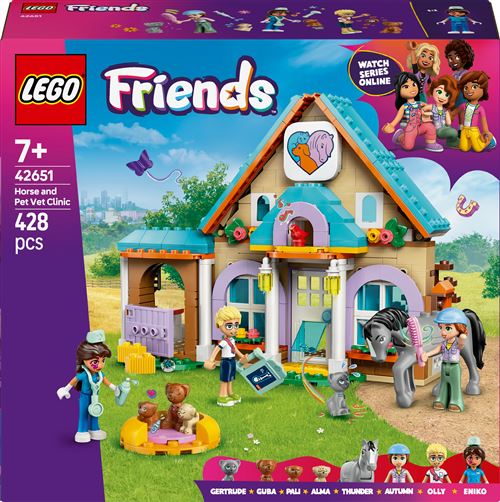 Lego Friends La Clinique Vétérinaire Pour Chevaux Et Animaux De Compagnie 42651 Lego La Boite - vue 3