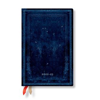 Agenda scolaire Paperblanks 2022 2023 semainier Encre Bleu Mini
