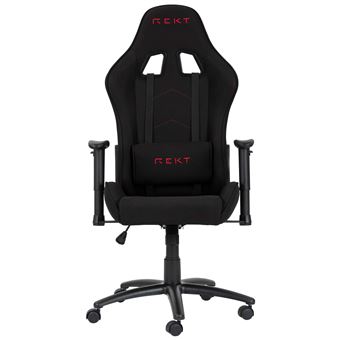 Fauteuil Gaming REKT BG1-S Noir Logo Rouge