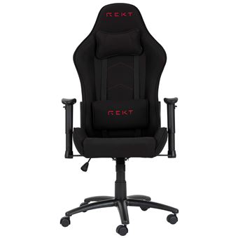 Fauteuil Gaming REKT BG1-S Noir Logo Rouge