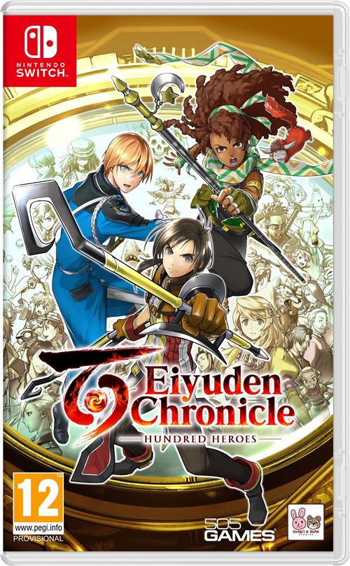 Pochette avant du jeu Eiyuden Chronicle Hundred Heroes Nintendo Switch