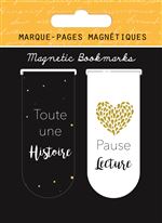 Marque-Pages magnétique Pictura Noir et or