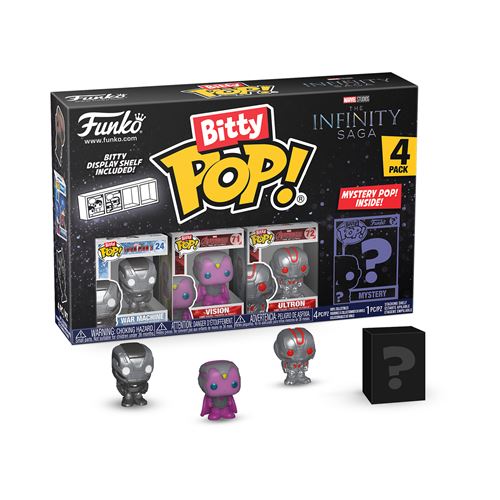 Pack 4 figurines Bitty Pop Marvel Iron Man