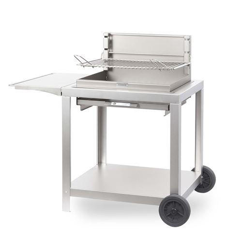 Barbecue Le Marquier avec Chariot Vintage Montory 61 x 40 cm Argent