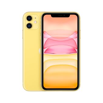 Apple iPhone 11 - 4G smartphone - double SIM / Mémoire interne 256 Go - Écran LCD - 6.1" - 1792 x 828 pixels - 2x caméras arrière 12 MP, 12 MP - front camera 12 MP - jaune - 1