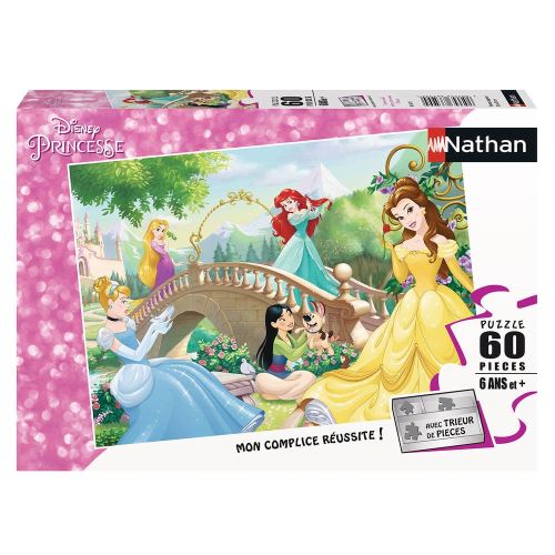 Ntha Puzzle 60 Pièces Nathan Après Midi Entre Princesses Disney
