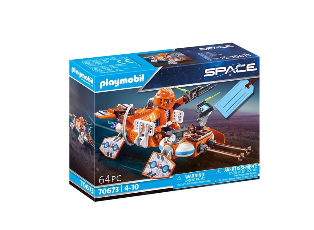 PLAYMOBIL - Coffret Base spatiale - Voiture et figurine - JEUX, JOUETS -   - Livres + cadeaux + jeux