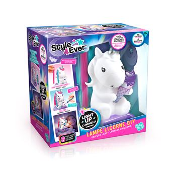 Jeu créatif Style 4 ever Lampe Licorne DIY Refresh