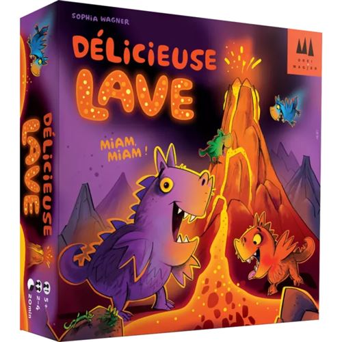 Jeu Classique Schmidt Délicieuse Lave – Jeu de Société Familial 2 à 4 Joueurs Dès 5 Ans
