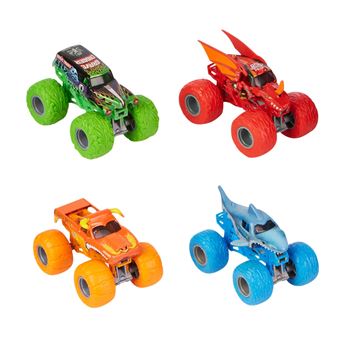 PACK DE 4 VEHICULES DIE CAST 1:64 MONSTER JAM