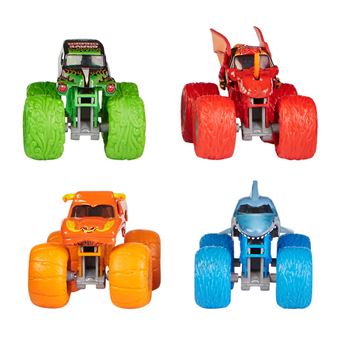 PACK DE 4 VEHICULES DIE CAST 1:64 MONSTER JAM