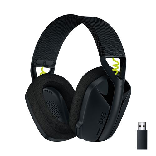 Casque Gaming sans fil Logitech G435 Lightspeed Bluetooth Noir