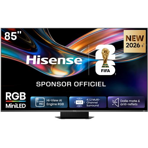 TV LED Hisense RGB Mini LED 85UR9S 215 cm 2026