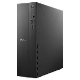 Dell Slim ECS1250 - Slank bureau Core i5 i5-14400 / tot 4.7 GHz - RAM 8 GB - SSD 512 GB - NVMe, QLC - UHD Graphics 730 - Gigabit Ethernet, Bluetooth, IEEE 802.11ax (Wi-Fi 6) - Win 11 Pro - monitor: geen - zwart, zwart (toetsenbord) - BTS - met 1 Year Basi - 1