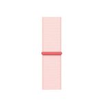 Bracelet Sport pour Apple Watch 41 mm avec boucle Rose clair