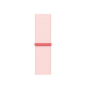 Bracelet Sport pour Apple Watch 41 mm avec boucle Rose clair