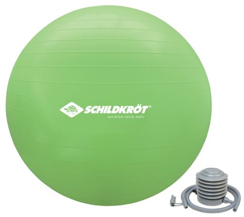 Balle de gymnastique Schildkröt Fitness 75 cm Verte