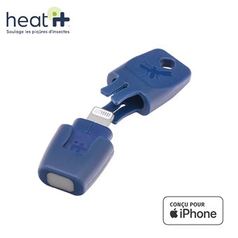 Dispositif médical Anti-moustique Heat It pour Iphone Bleu