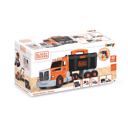 Atelier De Bricolage Smoby Camion De Bricolage + Decker