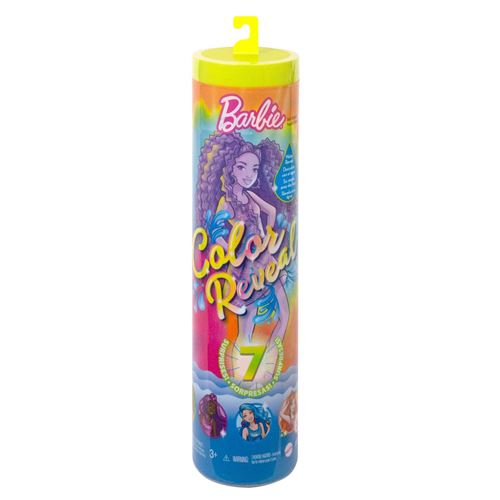Poupée Barbie Color Reveal Série Fluo Modèle aléatoire
